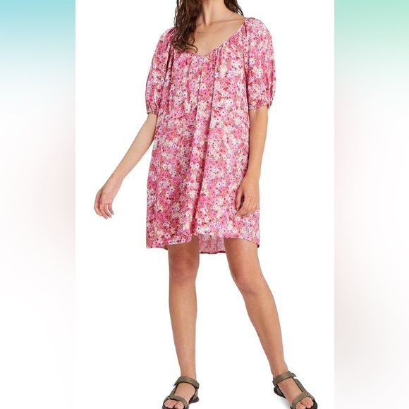 NWT Sanctuary “The House Dress” Babydoll Relaxed Fit Floral Flowy Dress - Picture 3 of 7
